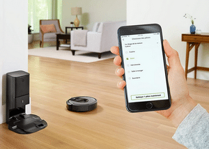 Aspirateur robot connecté Roomba vu à la télé