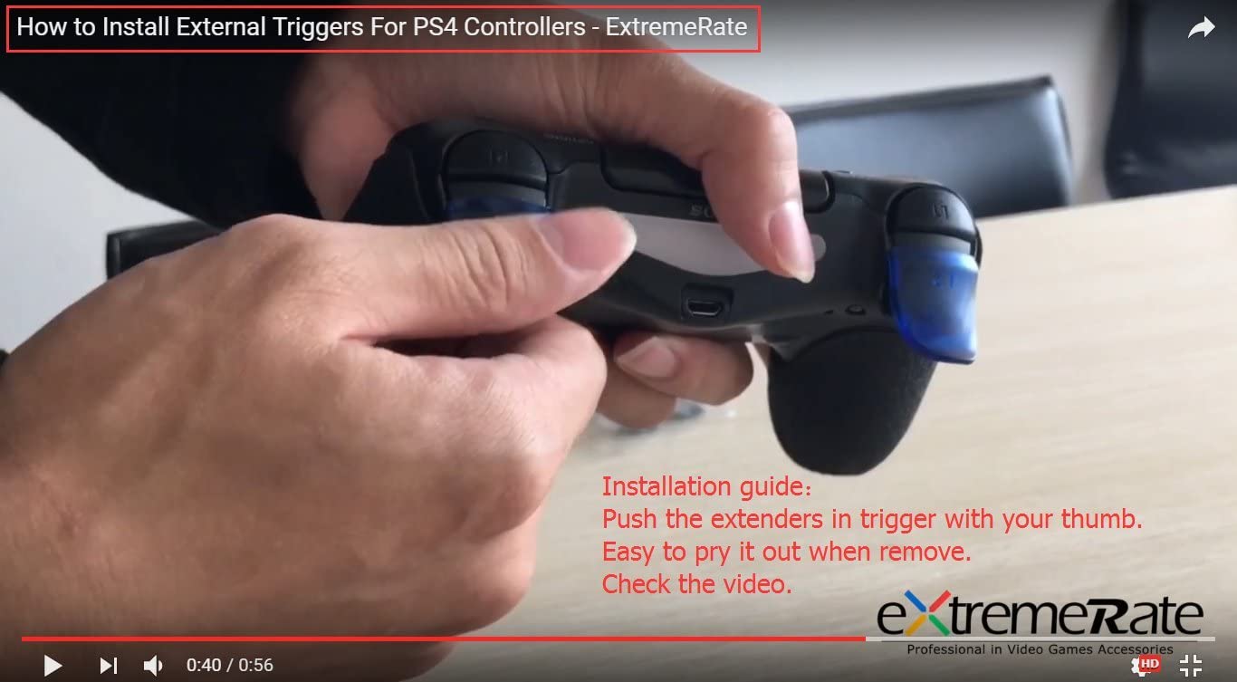 manette de jeu eXtremeRate Triggers pour PlayStation PS4
